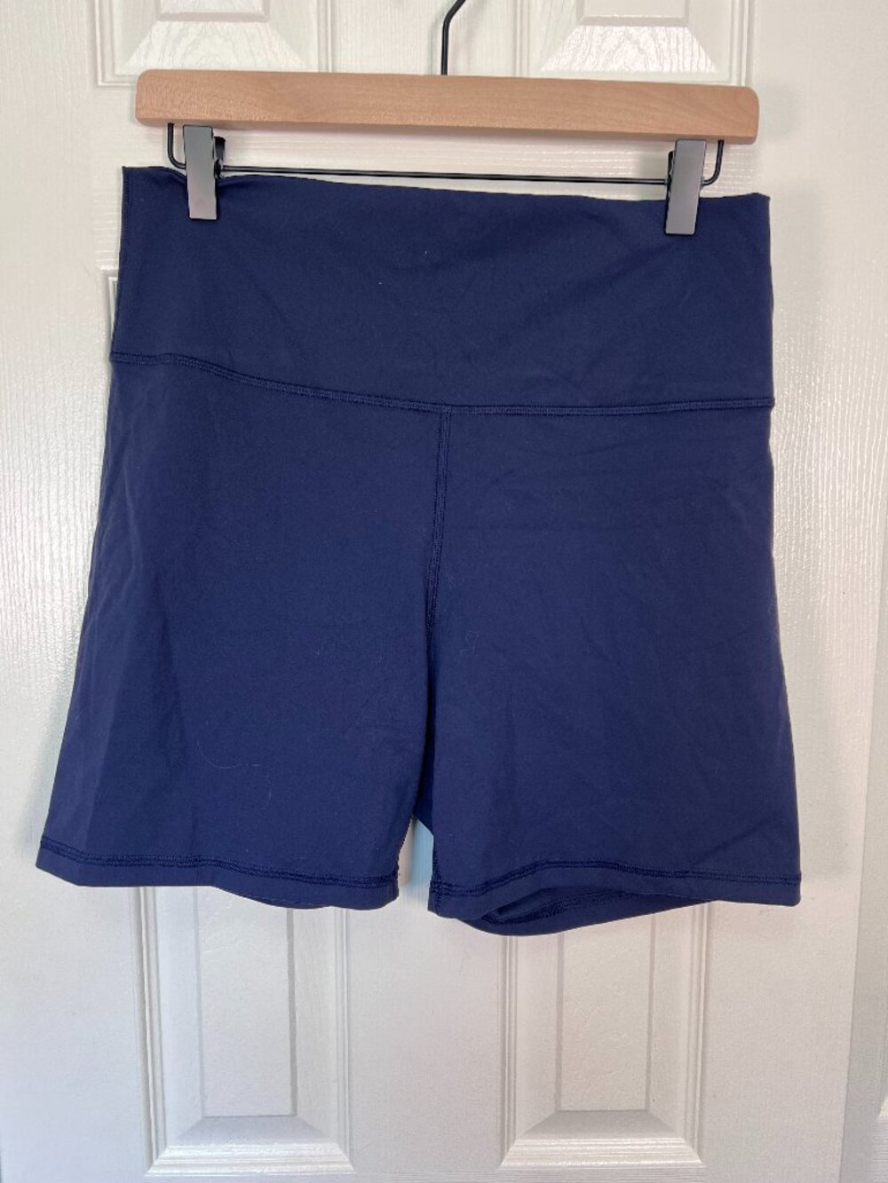 Everlane Perform Bike Short in Navy Size XL 6in Inseam Running Yoga NWOT